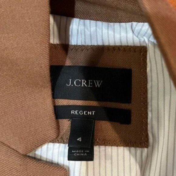New! J.Crew Regent Wool Jacket Tan Blazer // Size: 4 - Picture 9 of 15